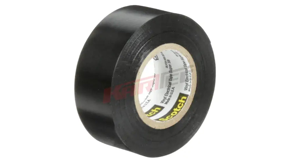 Schwarzes 3m isolierband 19 x 0,18 mm 6 m mit scotch logo ideal für birel art chassis und isolierband schwarz verwenden