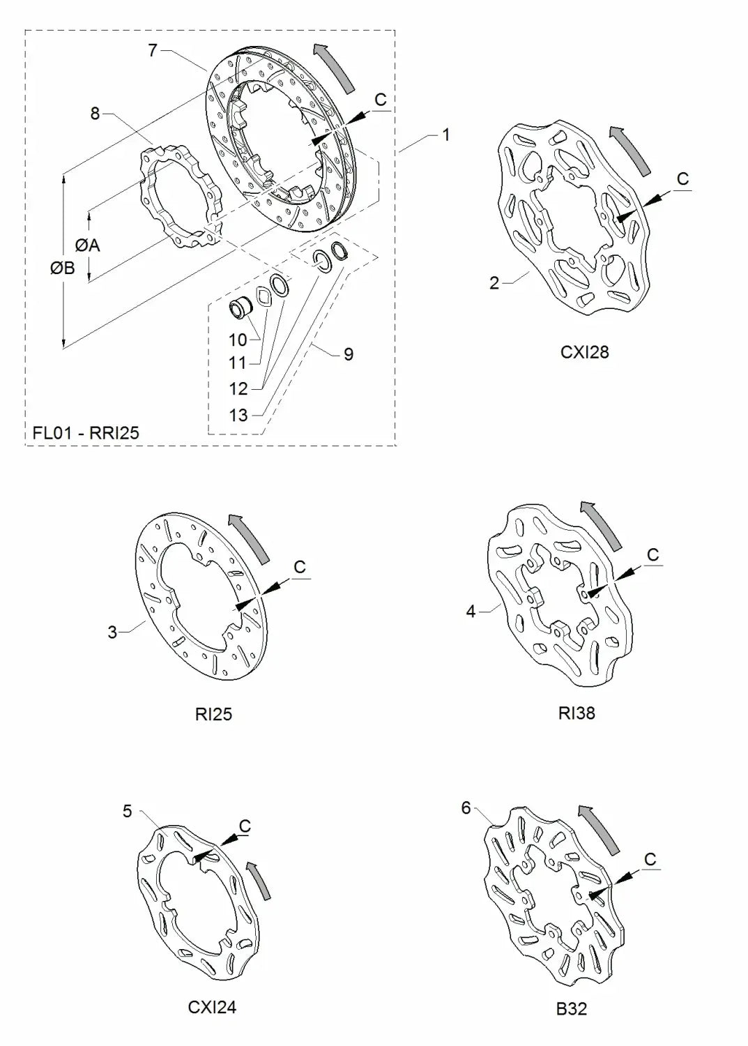 Bremsscheiben hinten