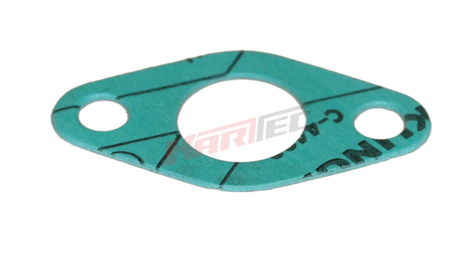Teal farbige dichtung rotax für pick up mit zwei seitlichen löchern und zentralem loch mit schwarzen markierungen