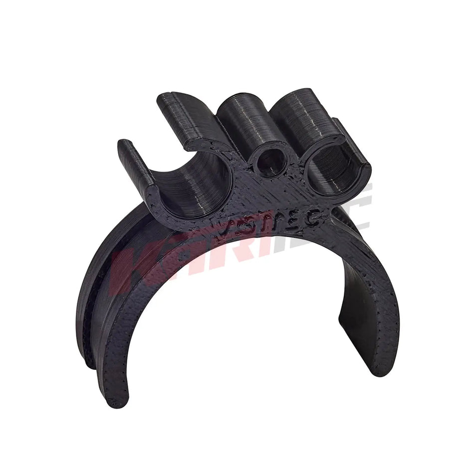 Halter Rotax Benzinschlauch Gaskabel und Drehzalgeber Kabel für 30 mm Rohr offen