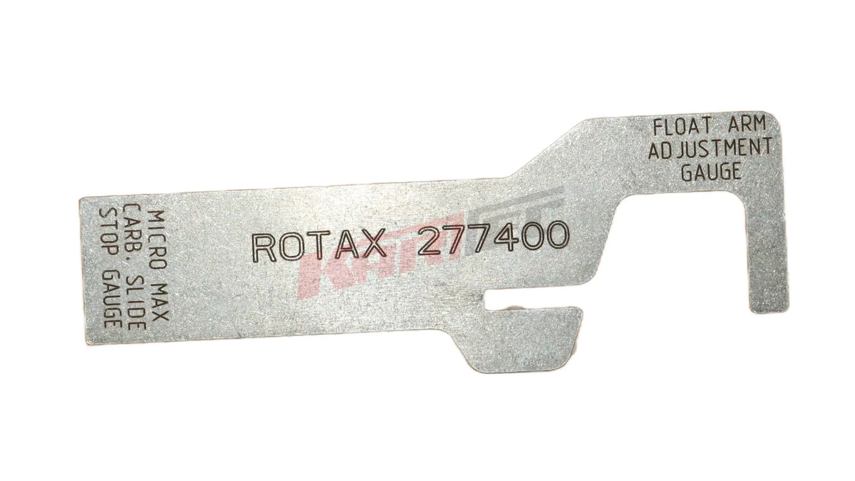 Silberne metallische kontrolllehre rotax vergaser 277400 schwimmerhebel einstelllehre mit gravierten markierungen