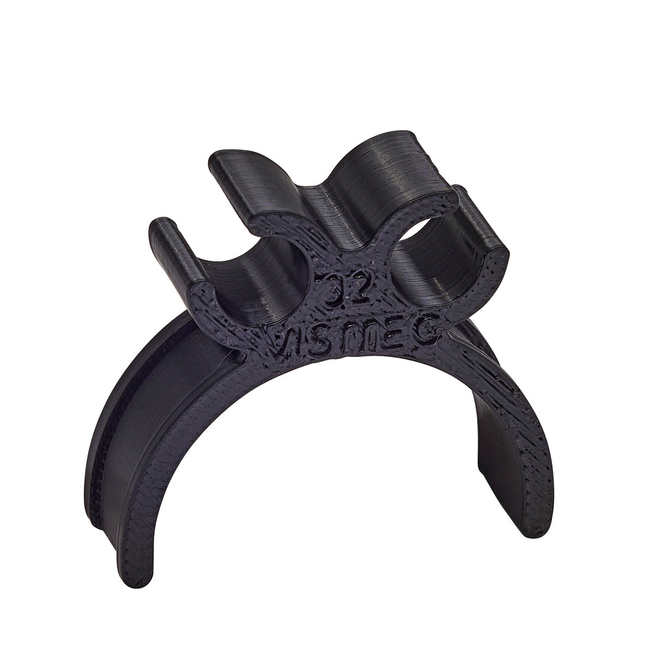 Guide-tuyau ouvert 2 x 8 mm pour tuyau de 32 mm